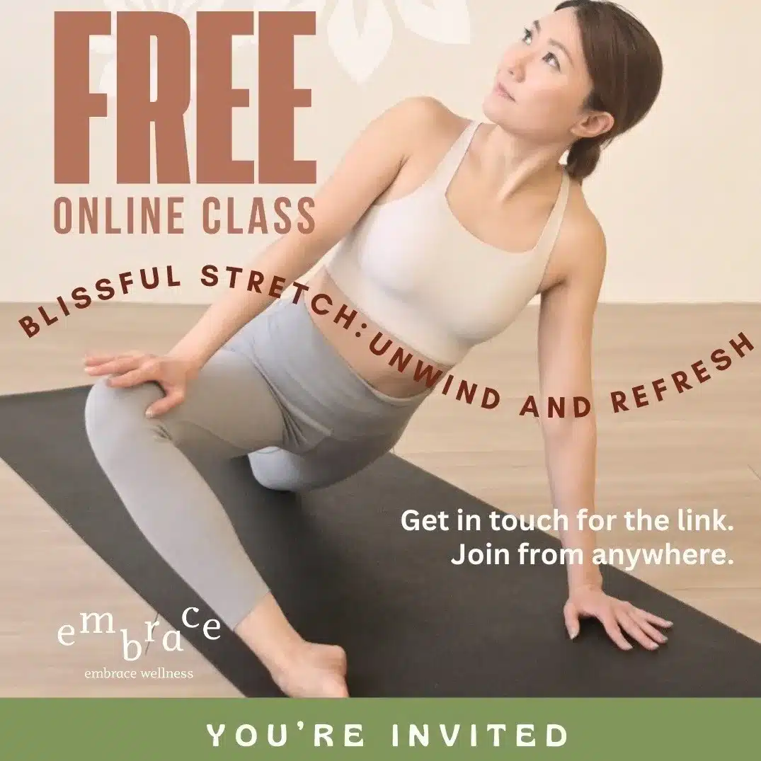 Blissful Stretch Mobility Yoga Class Stress Relief Inner Peace Newbury Berkshire Hampshire Wiltshire